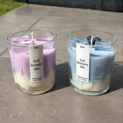 Pack Vela Iced Blueberry Latte + vela a elección