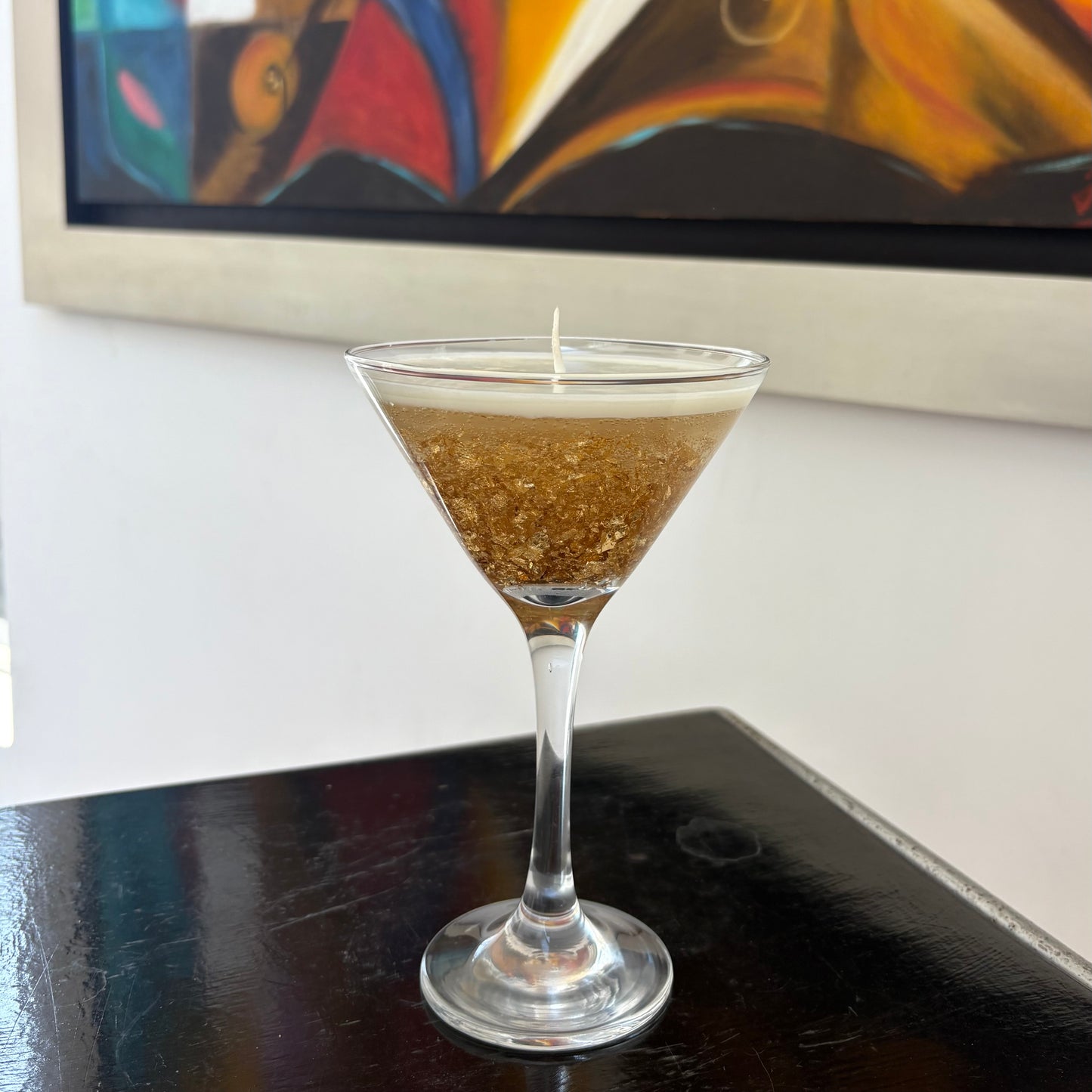 Vela decorativa Champagne