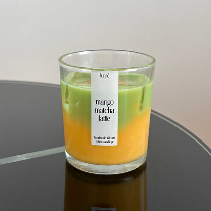 Vela Iced Mango Matcha Latte