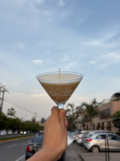 Vela decorativa Champagne