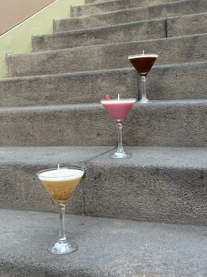 Vela decorativa Champagne